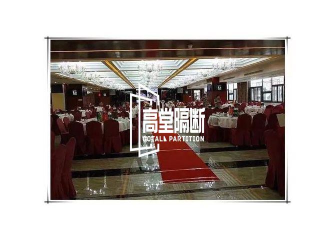 Mobile partition wall of Dushang restaurant in Xiangxiang, Hunan